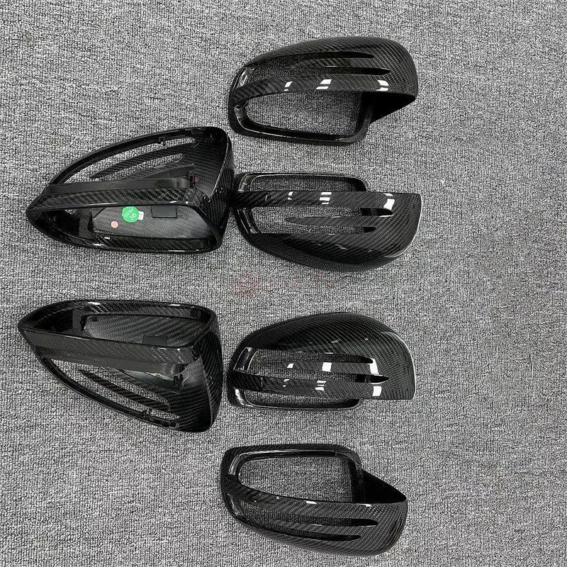Prepreg 3K Carbon Fiber Rearview Mirror Cover for  GT SLK R172 SLC R197 SL R231 2012+ Dry Carbon